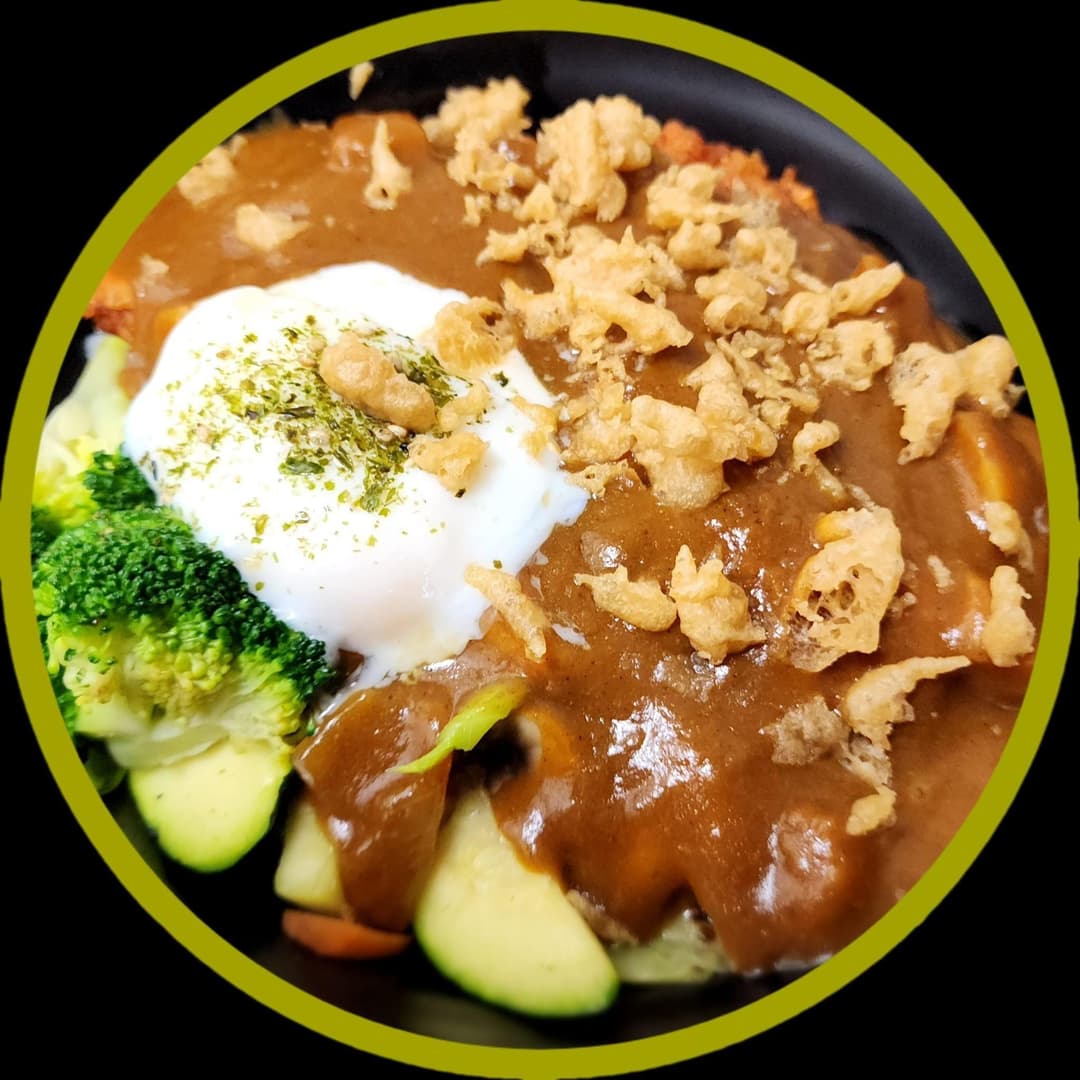 Pork Chop w/Curry Sauce on Udon