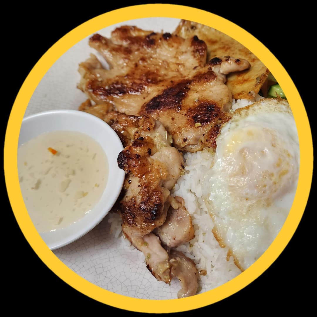 Rice with Lemongrass Chicken Fillet & Pan Fried Egg*