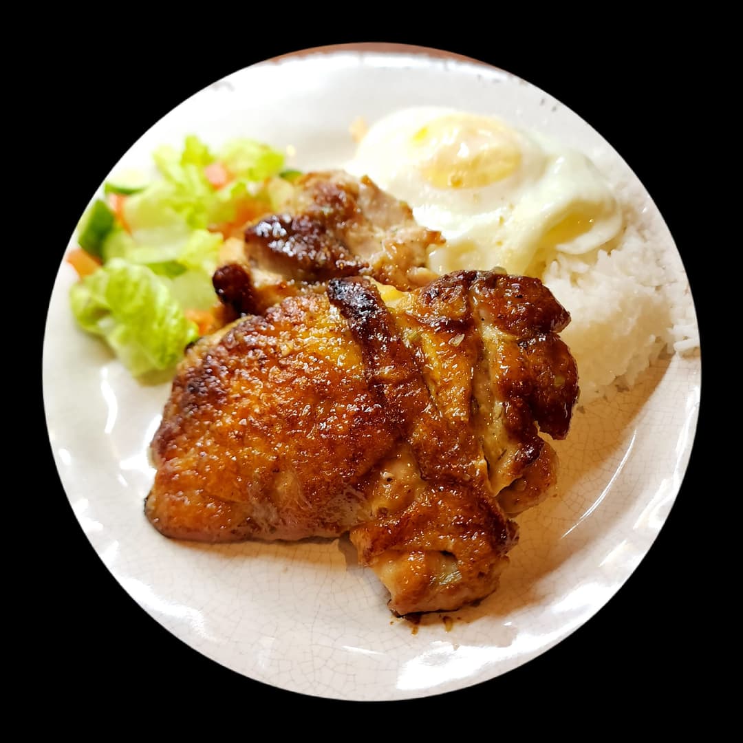 Rice with Lemongrass Chicken Fillet & Pan Fried Egg