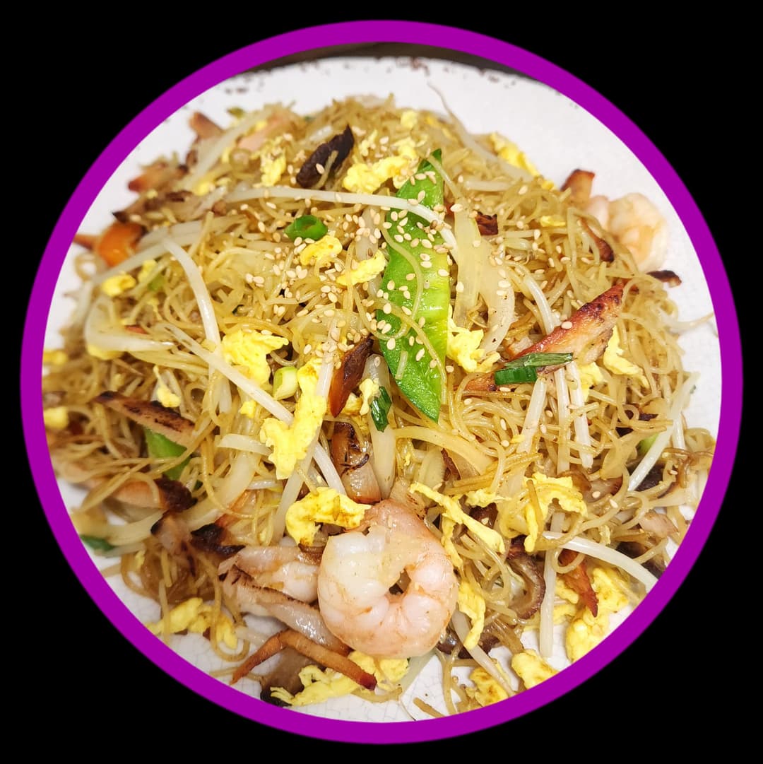 Fried Vermicelli in Singapore Style