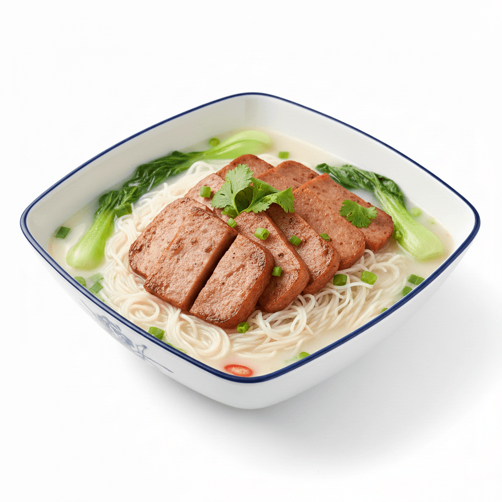 Ham/ Luncheon/ Mushroom (choose 1) Vermicelli in Soup